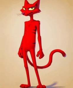 Katz Courage The Cowardly Dog Diamond Painting