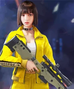 Kelly Free Fire Diamond Painting