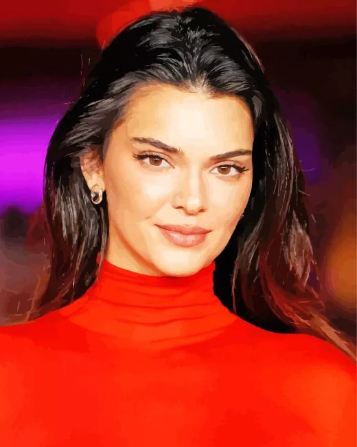 kendall jenner Diamond By Numbers Kendall Jenner Diamond Painting