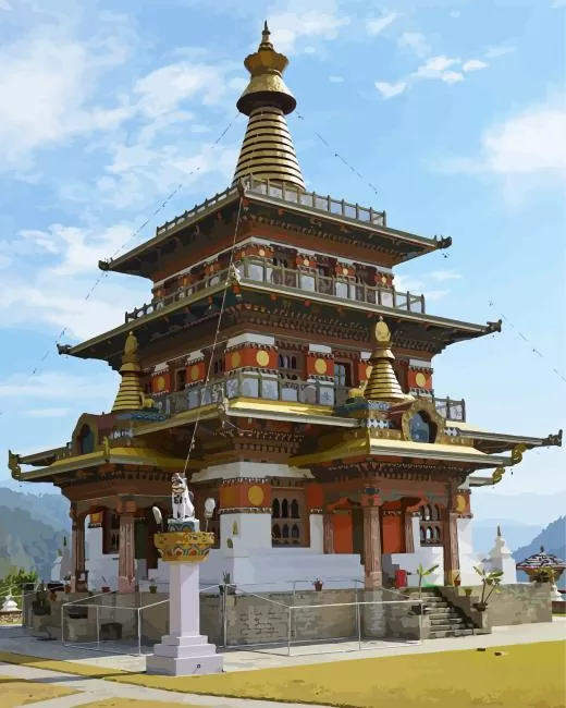 khamsum yulley namgyal Diamond By Numbers Khamsum Yulley Namgyal Diamond Painting