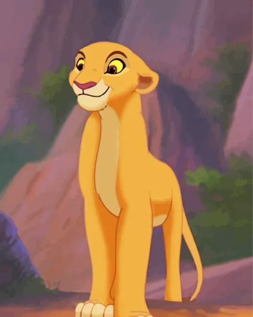 kiara the lion king Diamond By Numbers Kiara The Lion King Diamond Painting