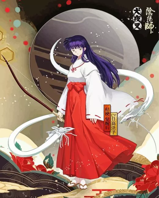 kikyo inuyasha Diamond Paintings Kikyo Inuyasha Diamond Painting