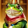 King Frog Diamond Painting