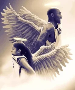 Kobe And Gigi Diamond Painting