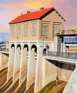 Lake Overholser Oklahoma Diamond Painting