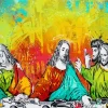Last Supper Abstract Diamond Painting