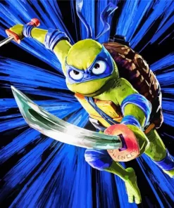Leonardo Ninja Turtle Diamond Painting