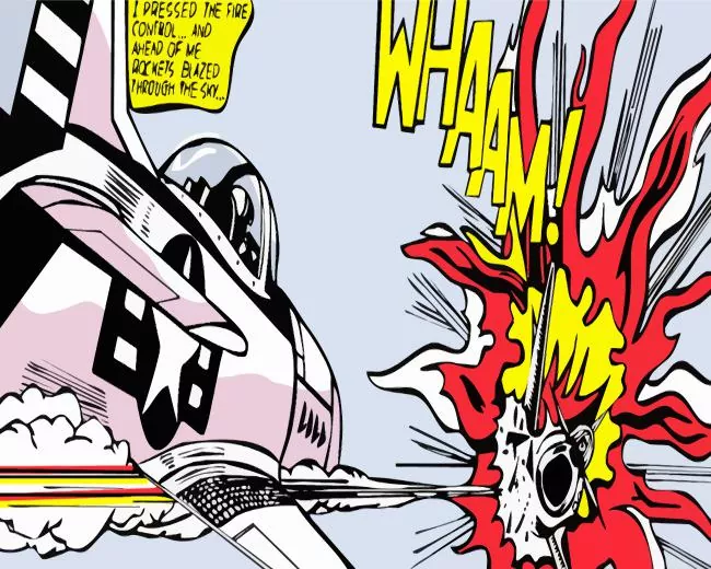 lichtenstein whaam Diamond Paintings Lichtenstein Whaam Diamond Painting
