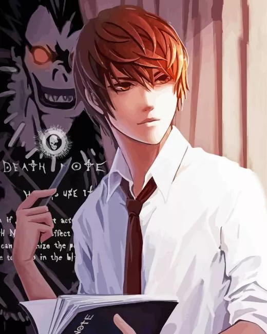 light yagami character diamond paints Light Yagami Character Diamond Painting