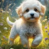 Maltipoo Dog Diamond Painting