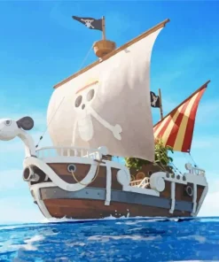 One Piece Ship Diamond Painting