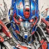 Optimus Prime Art Diamond Painting