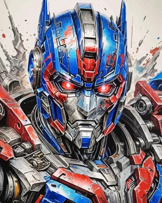 optimus prime art Diamond Paintings Optimus Prime Art Diamond Painting