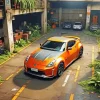 Orange Nissan Z Diamond Painting
