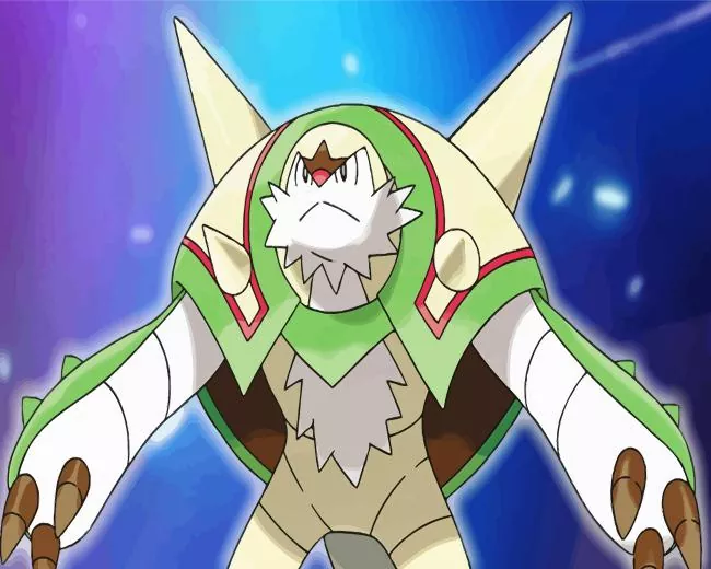 pokemon chesnaught Diamond By Numbers Pokemon Chesnaught Diamond Painting