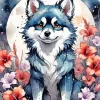 Pomsky Diamond Painting