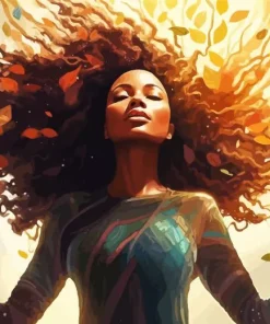 Powerful Lady Diamond Painting