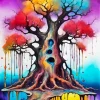 Rainbow Tree Diamond Painting