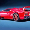Red Bugatti Veyron Diamond Painting