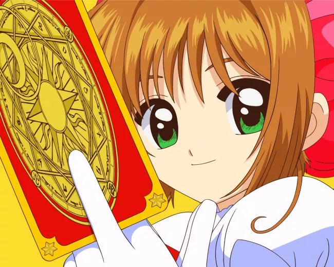 sakura kinomoto character Diamond By Numbers Sakura Kinomoto Character Diamond Painting