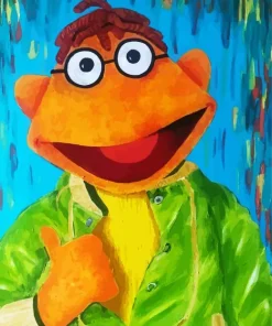 Scooter Muppet Character Diamond Painting