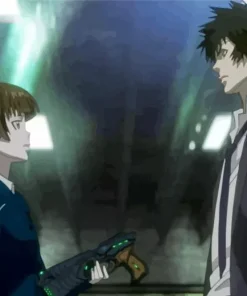 Shinya Kogami And Akane Diamond Painting