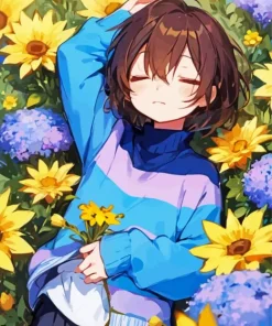 Sleepy Frisk Art Diamond Painting
