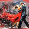Tango Dancers Diamond Painting
