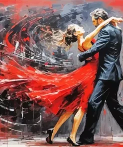 Tango Dancers Diamond Painting