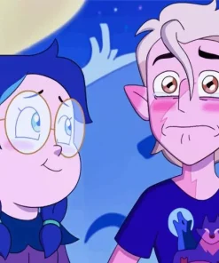 The Owl House Hunter Crying Diamond Painting