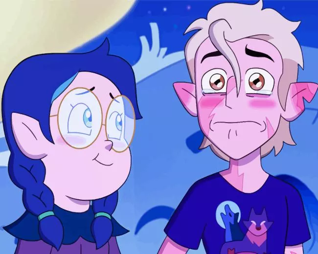 the owl house hunter crying Diamond Paintings The Owl House Hunter Crying Diamond Painting