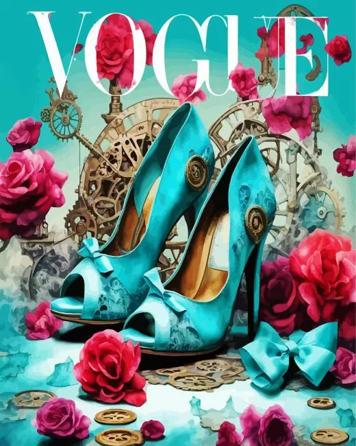 vogue high heels Diamond By Numbers Vogue High Heels Diamond Painting