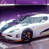 White Koenigsegg Agera Diamond Painting