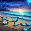 Butterfly Beach Diamond Painting
