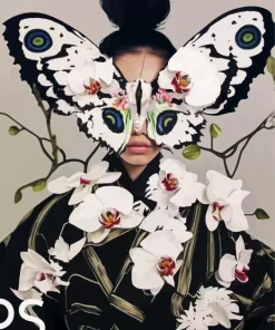 Butterfly Face Diamond Painting