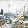 Canal and Factories by ls Lowry Diamond Painting