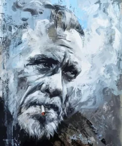 Charles Bukowski Art Diamond Painting
