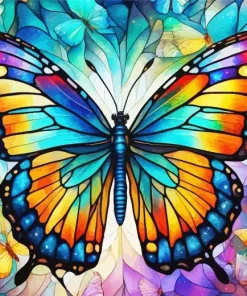 Colorful Butterfly Diamond Painting