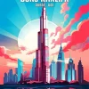 Dubai Burj Khalifa Diamond Painting