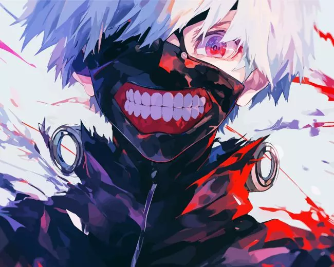 Ken kaneki Diamond By Numbers Ken Kaneki Diamond Painting
