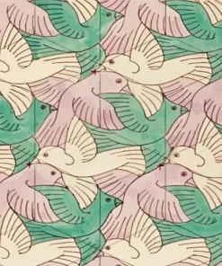 Maurits Cornelis Escher Birds Diamond Painting