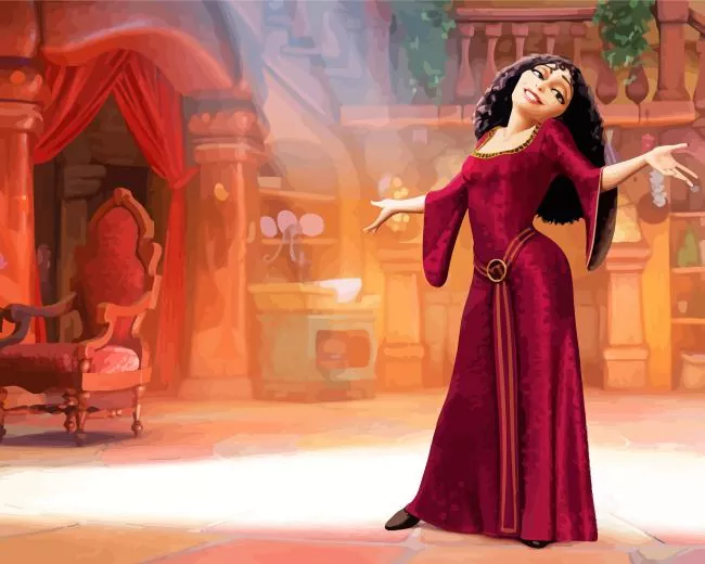 Mother Gothel Diamond By Numbers Mother Gothel Diamond Painting