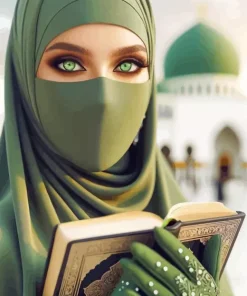 Muslim Burka Girl Diamond Painting
