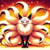 Nine Tailed Fox Art Diamond Painting