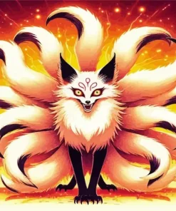 Nine Tailed Fox Art Diamond Painting
