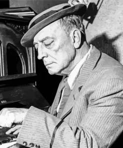 Old Buster Keaton Diamond Painting