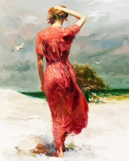 Pino Daeni in The Distance Diamond Paintings Pino Daeni in The Distance Diamond Painting
