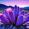 Purple Cactus Diamond Painting