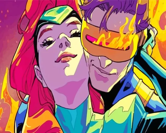 Scott Summers and Madelyne Pryor Diamond Paintings Scott Summers and Madelyne Pryor Diamond Painting