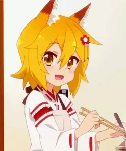 The Helpful Fox Senko Diamond Painting